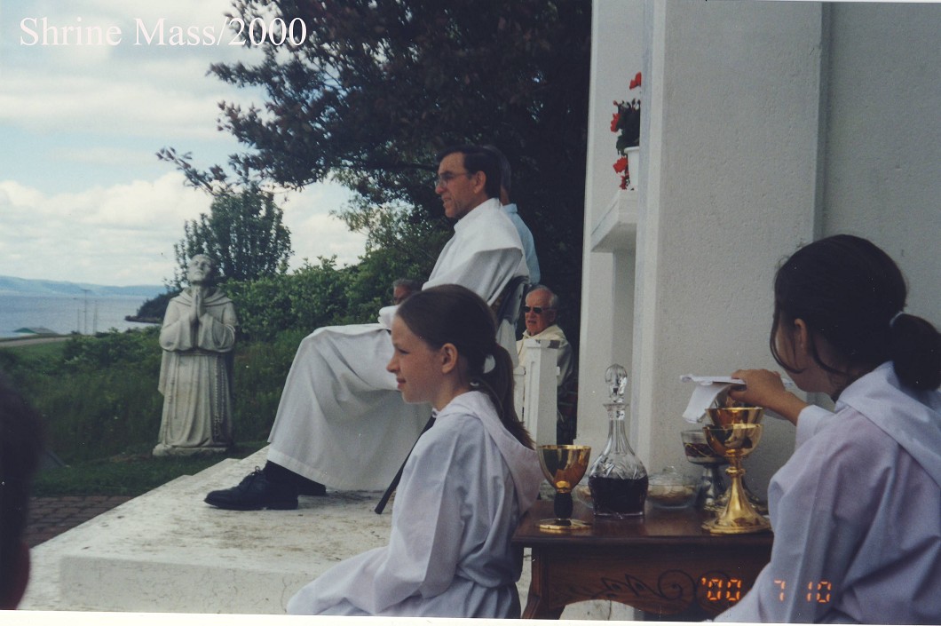 Fr. Joe Gillis, Shrine Mass 2000