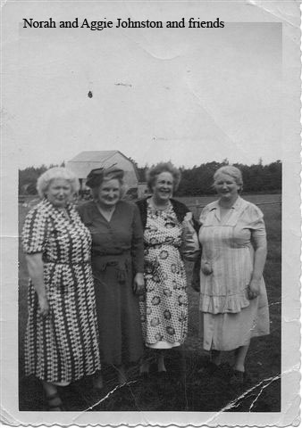 Nora and Aggie Johnston and friends