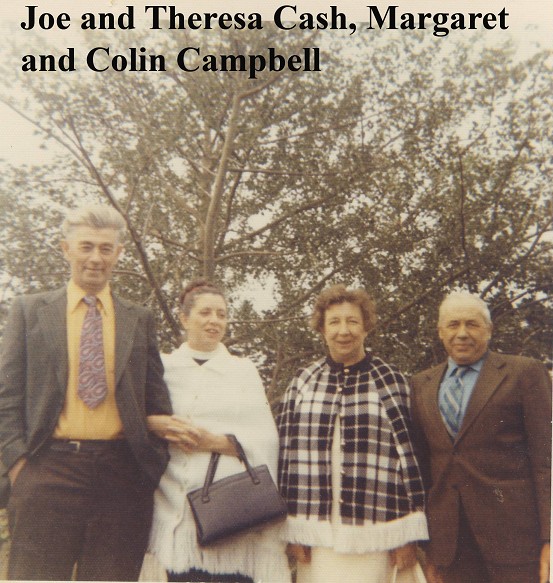 Joe and Theresa Cash, Margaret and Colin Campbell
